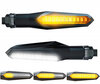 2-in-1 dynamic LED turn signals with integrated Daytime Running Light for Aprilia Mana 850 GT