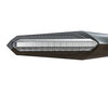 Front view of dynamic LED turn signals with Daytime Running Light for Honda CBF 600 N