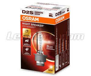 Osram Xenarc D2S  Night Breaker 220 Osram Xenon Bulb + 220% - 66240XN2 in its packaging