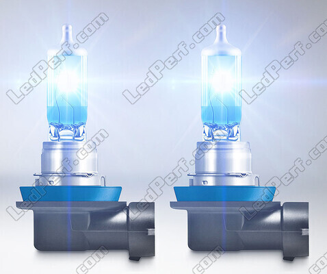 H11 halogen bulbs Osram Cool Blue Intense producing LED effect lighting