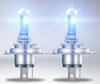 H4 halogen bulbs Osram Cool Blue Intense producing LED effect lighting