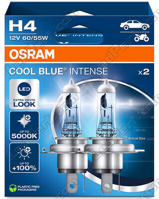 Pair of Osram H4 Cool blue Intense Next Gen LED Effect 5000K Bulbs