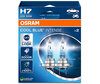 Pair of Osram H7 Cool blue Intense LED Effect 5000K Bulbs