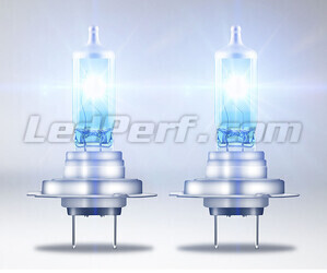 H7 halogen bulbs Osram Cool Blue Intense producing LED effect lighting