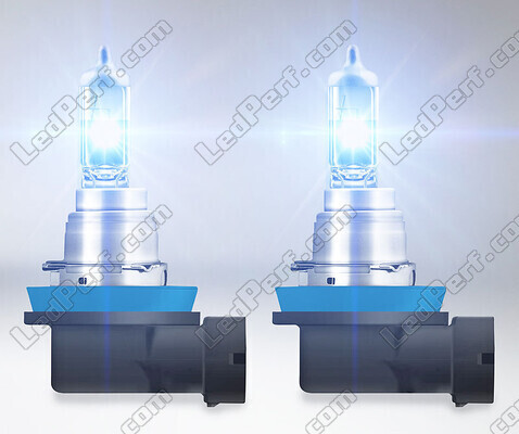 H8 halogen bulbs Osram Cool Blue Intense producing LED effect lighting