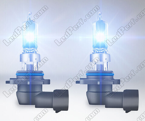 HB3 halogen bulbs Osram Cool Blue Intense producing LED effect lighting