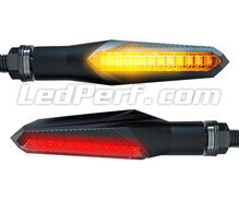 Dynamic LED turn signals + brake lights for Honda VTX 1300